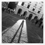 Mi sombra en la Plaza Mayor
